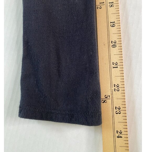 Justice Womens Black Long Sleeve Round Neck Cotton T-Shirt Size 20 Goth Academia - Picture 10 of 10